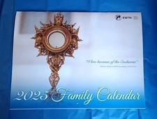 2025 EWTN Catholic Family Wall Calendar with Mother Angelica Quotes New/Unused picture
