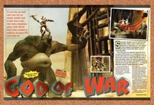 God Of War PS2 Original 2003 Vintage Ad - Video Game Preview Promo picture