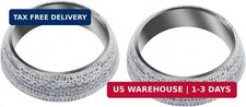 2 PCS 2.5 inch Exhaust Donut Manifold Gasket 65mm Muffler Seal Ring High Grade picture