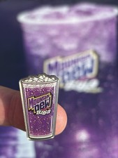Taco Bell Hat Pin Baja Blast MIDNIGHT Soda Mountain Dew 2025 rare new Live Mas picture