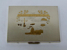 Vintage Washington DC Capitol, Monument, Memorial Landmark Cigarette Case Holder picture