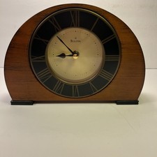 Bulova Tremont Desktop/Mantel Clock B7340 Walnut Finish picture