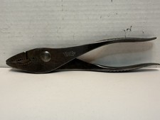 Forged Steel Products Vacuum Grip No.49 9 Inch Slip Joint Pliers Scribe Marks picture