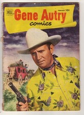 1952 Gene Autry Comics #60 Dell Comic Book Double Trouble picture