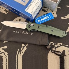 Benchmade 940 OSBORNE GREEN ALUMINUM CPM-S30V BLADE 3.4'' Folding Knife picture