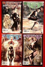NIGHTSIDE 1-4 COMPLETE SET/LOT ROBERT WEINBERG TOM DERENICK MARVEL KNIGHTS picture