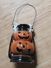 Vintage Halloween Lantern With Ghost picture