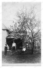 Wilbraham Massachusetts 1920s Ware Family Bicycle Portrait Standard Postcard picture