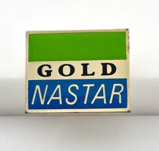 Vintage NASTAR Ski Enamel Pin - Rare Blank Top Variation National Standard Race picture