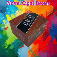 Ep Carrillo Inch No62 Empty Wooden Cigar Box 7x6.25x4.25 picture