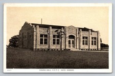 KS, Hays, K. S. T. C. Dining Hall, Vintage Postcard picture