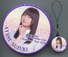 Suzuki Ayane 2pcs Can Badge Set Nogizaka46 Manatsu National Tour 2018 picture