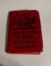 1961 Battle Of First Manassas Bull Run Re-Enactment Show Wash. DC Mini Book VG/G picture