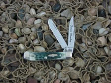 Case Collectors Club 2004 Green Bone Tiny Trapper 62154 07500 picture