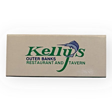 Kelly’s Outer Banks Restaurant Tavern Matchbox Matchbook Nags Head OBX Vintage picture