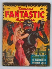 Famous Fantastic Mysteries June 1950 VG+4.5 Pulp ROBOT cover by Norman Saunders picture