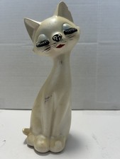 Japanese Chase  eyelash Cat Figurine (READ) picture