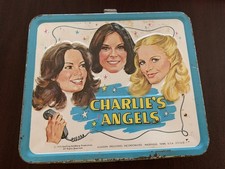 Charlie’s Angels Metal Lunchbox Vintage 1970s Collectible No Thermos Poor Shape picture