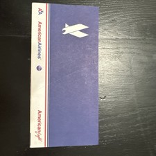 American Airlines 2/1999 -  ticket jacket picture