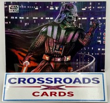 2026 Topps Chrome Star Wars Galaxy Refractor #53 Power Of The Dark Side picture