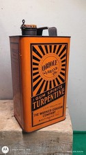 Vintage Baltimore Oriole Brand Turpentine  Advertising Tin Can Warner Graham Co picture