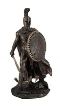 Zeckos Veronese Design Spartan King Leonidas with Sword and Shield Bronzed picture