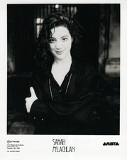Sarah McLachlan 8x10 B&W Promotional Publicity Photo Nettwerk Arista Records picture