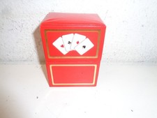 Smythson of Bond Street Red Leather Playing Cards Double Case picture
