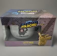 VHTF Pokemon Detective Pikachu Hi-Hat Cafe Latte Mug 12oz BoxLunch Exclusive NIB picture
