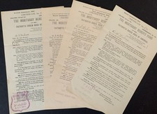 1899-1903, 4 Mortuary Death Benefit Certificates Patriotic Order Sons of America picture