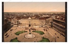 Milan Cathedral Panorama Standard Postcard COPY RPPC picture