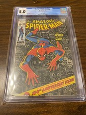 1971 Marvel Amazing Spider-Man #100 CGC 5.0 National Diamond Sales Insert NDS picture