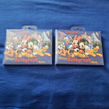 Disneyland Official Autograph Book Mickey & Friends Sealed & New LOT OF 2 picture