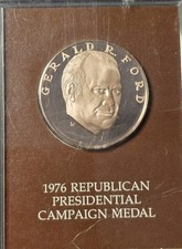 VNTG 1976 Gerald Ford Republican Presidential Campaign Bronze Medal picture