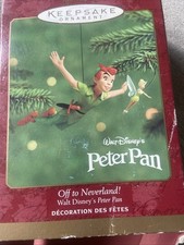 VTG Hallmark 2000 Walt Disney Peter Pan Tinker bell 