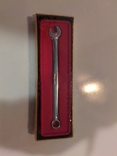 VTG Snap-on 1/4mm Combination Wrench - Sealed Red Velvet Presentation Box NOS picture