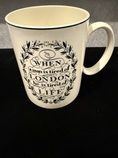 Wedgwood 1966 London Mug Poem Quote Samuel Johnson William Wordsworth picture