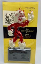 Vintage Reddy Kilowatt Business Card Figure In Mailer Glows in Dark 1961 Vintage picture