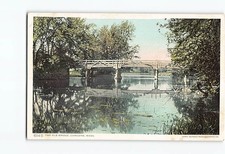 Postcard The Old Bridge Concord Massachusetts USA picture