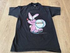EverReady Battery Energizer Bunny Nothing Lasts Longer 1990s T-Shirt Size Medium picture