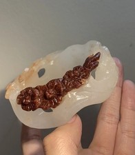 Special Price！58mm Natural Golden Silk Jade Bangle Sculpture picture