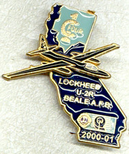 VTG Lions Club 4-C1 Lockheed U-2R Beale AFB Air Force Base 2000-2001 Pin Button picture