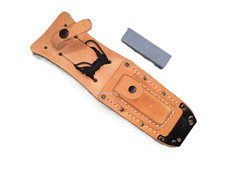 Military Ontario Sheath Scabbard OKC Leather 499 USAF Pilot Survival + Stone picture