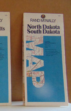 1985 Rand McNally Road Map of North Dakota and South Dakota picture