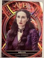 2025 Kakawow Aura Game of Thrones Melisandre Rose 25/25 SSP GOT Bookend Card #30 picture