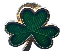 Hallmark PIN St Patrick Vintage SHAMROCK Enamel 1983 Tie Hat Tac Irish Holiday picture