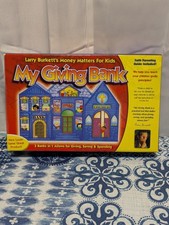VTG My Giving Bank Larry Burkett’s Money Matters For Kids 3 Section Bank NIB picture