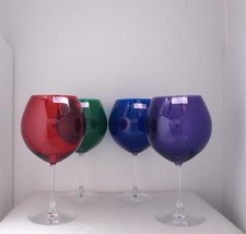 WATERFORD VINTAGE JEWELS BALLOON WINE GLASS SET OF 4 BRAND NEW picture