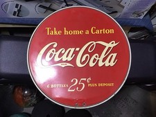 Coca-Cola Round Metal sign