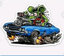 Ford Gran Torino MAGNET - Muscle Car Vintage Big Boy Rat Fink Ford Classic picture